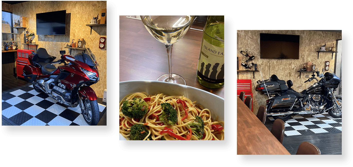 バイク・酒・店 写真